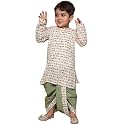 AJ DEZINES Kids Cotton Printed Dhoti Kurta
