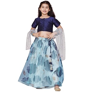 AJ DEZINES Kids Ethnic Wear Silk Blend