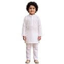 AJ DEZINES Kids Kurta Pajama Set For Boys | Embroidery Chikankari Kurta Set | Cotton Stylish Boys Kurta Pyjama |Party &amp; Ethnic Wear | Perfect For Festivals Wedding &amp; Family Function