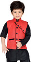 AJ Dezines Solid Boys Waistcoat