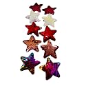 AJ Fashion Glitter Sparkle Hair Clips For Kids Girls/Hair Clips for Girl Multi Color/Sparkly Sequins Alligator Clips for Baby Girls, Teens and Toddlers Pack of 10