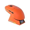 A.JAZZ AJ159 8Khz Ultralight Gaming Mouse with RGB Magnetic Screen Charging Dock -30K dpi Optical Sensor - Huanuo 100 Million Click - Ice Sensation Coating Trip-Mode Mice