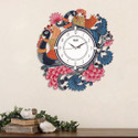 AJANTA Analog 33 cm X 33 cm Wall Clock (Yellow, With Glass, Standard)