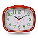 Ajanta Orpat Beep Analog Alarm Clock with 4 Minutes Snooze &amp; Light Facility(134X120X80 mm) (Blue), Plastic