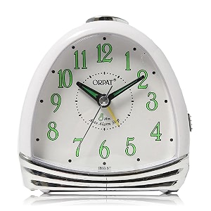 ajanta orpat time piece beep plastic alarm analog clock small_136x114x50 mm white