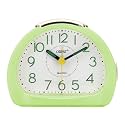 Ajanta Orpat Time Piece Beep Alarm Analog Clock (Small_140X114X74 Mm, Green,Plastic)