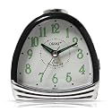 Ajanta Orpat Plastic Time Piece Beep Alarm Analog Clock (Small_13.6X114X50 Mm, Black)