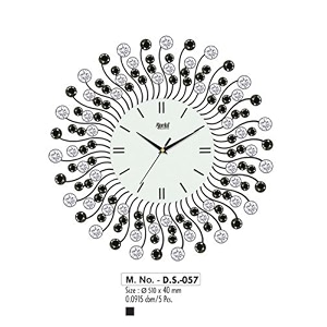 ajanta premium clock black d s -057
