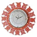 Ajanta Mandala MDF Wooden Wall Clock for Home Decor 33 cm