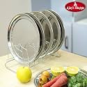 Ajay's Shoppe Stainless Steel Full Plate – 10 Inch Silver | Perfect for Serving Dal, Rice, Sabji & Roti