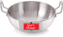 Ajay's Shoppe Premium Quality Aluminium Induction Bottom Kadhai 3 Liter Kadhai 24.4 cm diameter 3 L capacity (Aluminium, Induction Bottom)