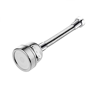 ajb 360 degree rotating water aerator splash-proof filteranti-splash expandable head nozzlebathroom tap adjustable sprinklertap showerwater saving device faucetmulti colour steel shower