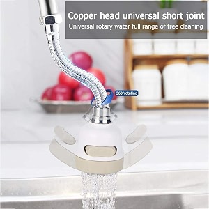 ajb 360 degree rotating water aerator splash-proof filteranti-splash expandable head nozzlebathroom tap adjustable sprinklertap showerwater saving device faucetmulti colour turbo with shower