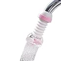 AJB 360 Degree Rotating Water Aerator Splash-Proof Filter/Anti-Splash Expandable Head Nozzle/Bathroom Tap Adjustable Sprinkler/tap Shower/Water Saving Device Faucet(Multi colour)) (Spring shower)