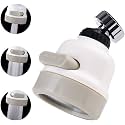 AJB 360 Degree Rotating Water Aerator Splash-Proof Filter/Anti-Splash Expandable Head Nozzle/Bathroom Tap Adjustable Sprinkler/tap Shower/Water Saving Device Faucet(Multi colour)) (Nozzel shower)