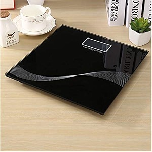 ajb household tempered glass transparent round scale body digital weighing scale body weight scale electronic kanta digital scale digital kanta body weighing human body black