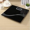 AJB Household Tempered Glass Transparent Round Scale Body Digital Weighing Scale, Body Weight Scale, Electronic Kanta, Digital Scale, Digital Kanta, Body Weighing, Human Body (Black)