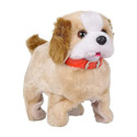 AJDK MART Jumping, Walking and Barking Dog Soft Toy Fantastic Puppy Battery Operated  - 15 cm