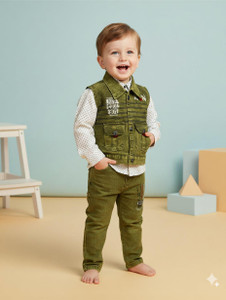 AJH Baby Boys PartyFestive Shirt Pant