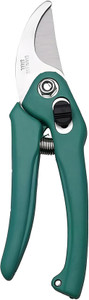 ajica pruning scissorsshear pruners cutter curved sharp stainless steel blade hand pruner cutter  heavy duty gardening cutter tool  with safety lock bypass pruner