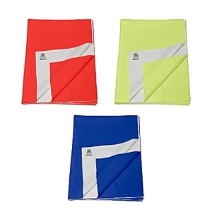 pack of 3 baby bed protector reusable - soft cotton 100 waterproof high absorbent faster dry sheet - best for new born babies amp toddler children large - 100x140cm redmint greennavy blue