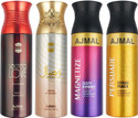 Ajmal 1 Sacred Love,1 Wisal,1 Magnetize and 1 Persuade Deodorants each 200ML (4 Items in the set)