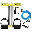 Tummy Trimmer Ab Exercise Equipement for Home Workout &amp; Gym - Stomach, Belly Exercise and Double Toning Tube Heavy Quality Natural Rubber Resistance Tube Exercise