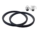 AJS spares- AJS spares- PREETHI Mixer Grinder Jar Lid Gasket/Ring, Medium (Rubber) | Mixer Grinder Replacement Parts (11 cm, 2 Units)