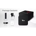 8K AMLOGIC -S905X3 64 Bit Quad Core ARM Cortex A55 CPU Android Mini PC Box with Android 9, 4GB RAM, 64GB ROM, Dual WiFi 2.4/5 Ghz, BT5 (Black1)