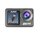 8K Action Camera with EIS, Wi-Fi, Dual Touch Screens, Remote Control and Waterproof case. Compatible with Android Smartphones, iPhones, Tablets, laptops, PCs, tripods and microSD Cards