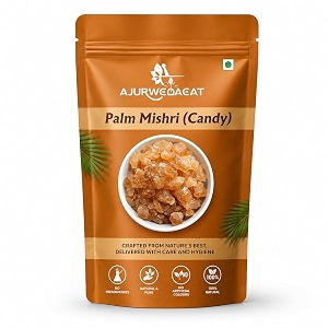 ajurwedaeat dhaga mishri tal mishri palm candy  organic palm sugar crystals  natural thread mishri for digestion energy amp immunity  200g