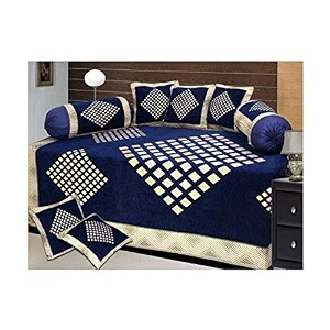 designer diwan set velvet covers combo 5 cushion covers 2 bolster cover multicolor multicolor_04
