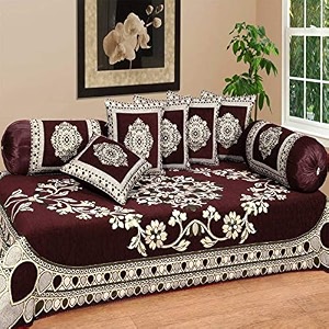 designer diwan set velvet covers combo 5 cushion covers 2 bolster cover multicolor multicolor_04