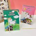 AK Store (2-Pack) Unicorn Cartoon Printed Scratch Paper Note, DIY Art Book with Wooden Stylus Scratching Tool for Kids, Girls, Boys Birthday Gifts (Random Colors)