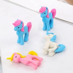 ak store set of 4 3d cartoon shape rubber pencil erasers stationery for kids school boys girls birthday return gifts astronauts