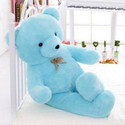 AK TOYS 3FEET SKY BLUE , DON'T MISS OUT ,NEW FEATURE , BEAUTIFULL TEDDYBEAR , CHILD GIFT , SOFT TEDDYBEAR , CUTE BEAR ,BEST QUALITY , (SKY BLUE) 93.6 CM  - 93.6 cm
