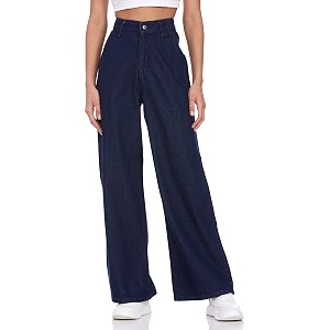 AKA CHIC Women Wide Leg High Rise