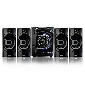 akai jazz ms4460 62w rms 41 channel multimedia speakers home theater system with high bass and supporting bluetooth 50 usb aux fm amp remote controlblack