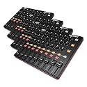 Akai Professional MIDImix - USB MIDI Controller Mixer with Assignable Faders and Master Fader, 24 Knobs and 16 Buttons, 1 to 1 Mapping With Ableton Live, Compact (Pack of 4)