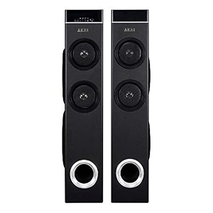 akai tower speaker echo sound control full control remote led display usb fm party speaker home theatre extreme bass karaoke support ha-ts150