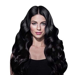 akashkrishna synthetic hair wig for women black  full head straight washable wigs  false hairs  cosplay hair replacement wigs  washable  includes wig cap amp comb