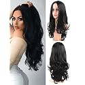 Synthetic Hair Wig For Women Black | Full Head Straight Washable Wigs | False Hairs | Cosplay Hair Replacement Wigs | Washable | Includes Wig Cap &amp; Comb