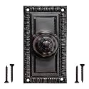 Akatva Door Bell Button – Bell Push Button – Doorbell Chime Wired - Doorbell Button Wired – Door Bell Ringer Button – Doorbell Button Replacement – Wired Doorbell Button - Oil Rubbed Bronze Finish