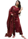Akel Women Kurta Pant Dupatta Set