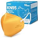 akgk KN95 Face Mask 50 PCS, Breathable Protection Masks, 5-Ply KN95 Masks, Cup Dust Safety Masks
