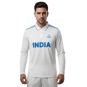 AKIBA Cricket Full-Sleeve Polo T-Shirt for Men