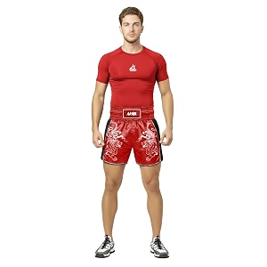 AKIBA Muay Thai Shorts Satin Boxing Fight