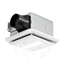 Akicon Bathroom Exhaust Fan with Light, ENERGY STAR, 80 CFM 0.7 Sone Ceiling Mount Shower Vent Fan, 1100lm 3000K/4000K/5000K ceiling fan with light, Dimmable, White