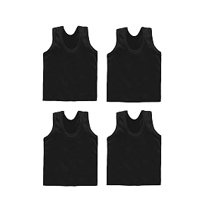 akido kids cotton plain all black printed vest for boys summer innewear undershirt ganji baniyan for new born baby boy