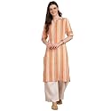 Akiko Women39s Cotton Crape Calf Length Strip